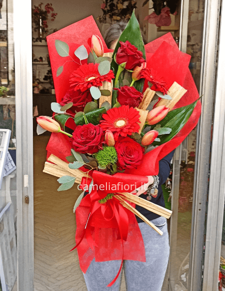 Fascio di tonalità di rosso