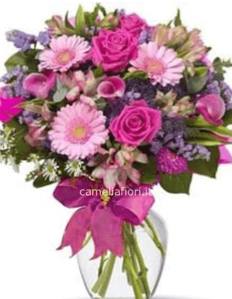 Fiori misti rosa e fucsia